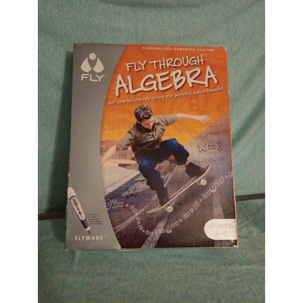NIB FLY Through Algebra FLY Pentop Middle High School Students Gr 6-9 Homeschool